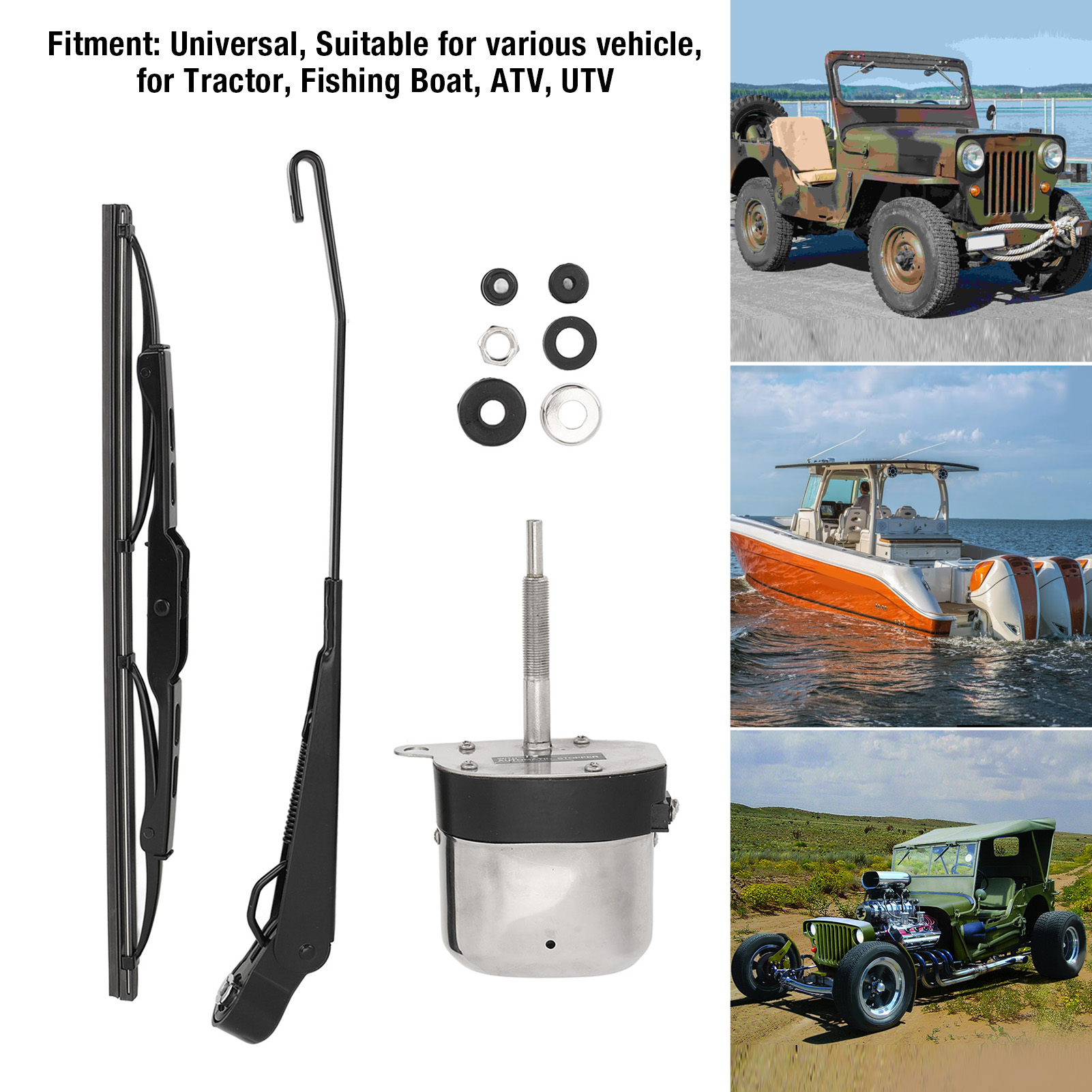Fishing Boat Trolling Motor - Electric Motor Windshield Wiper Arm Uniform