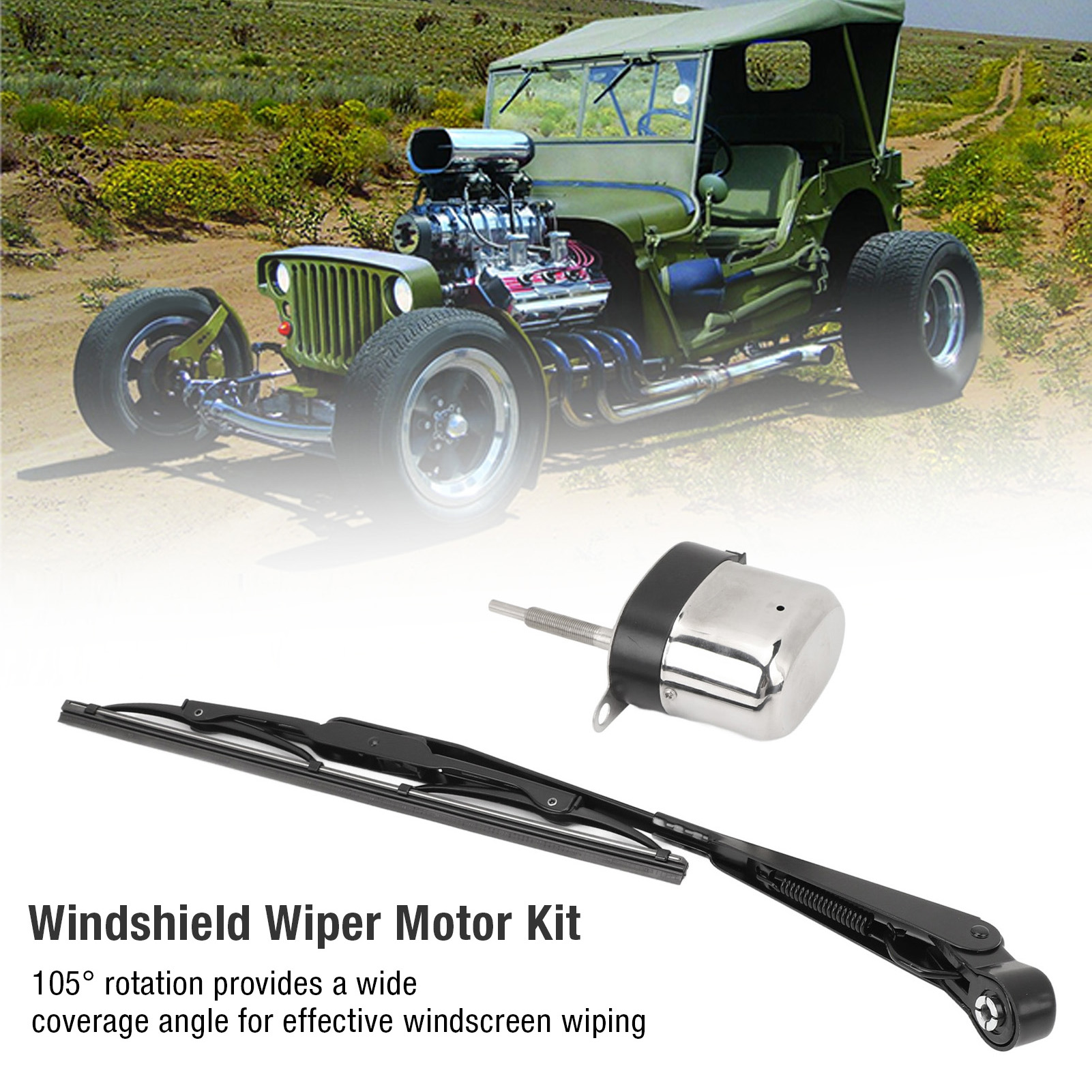 Electric Motor Windshield Wipe - огляд і ціна Fishing Boat Trolling Motor