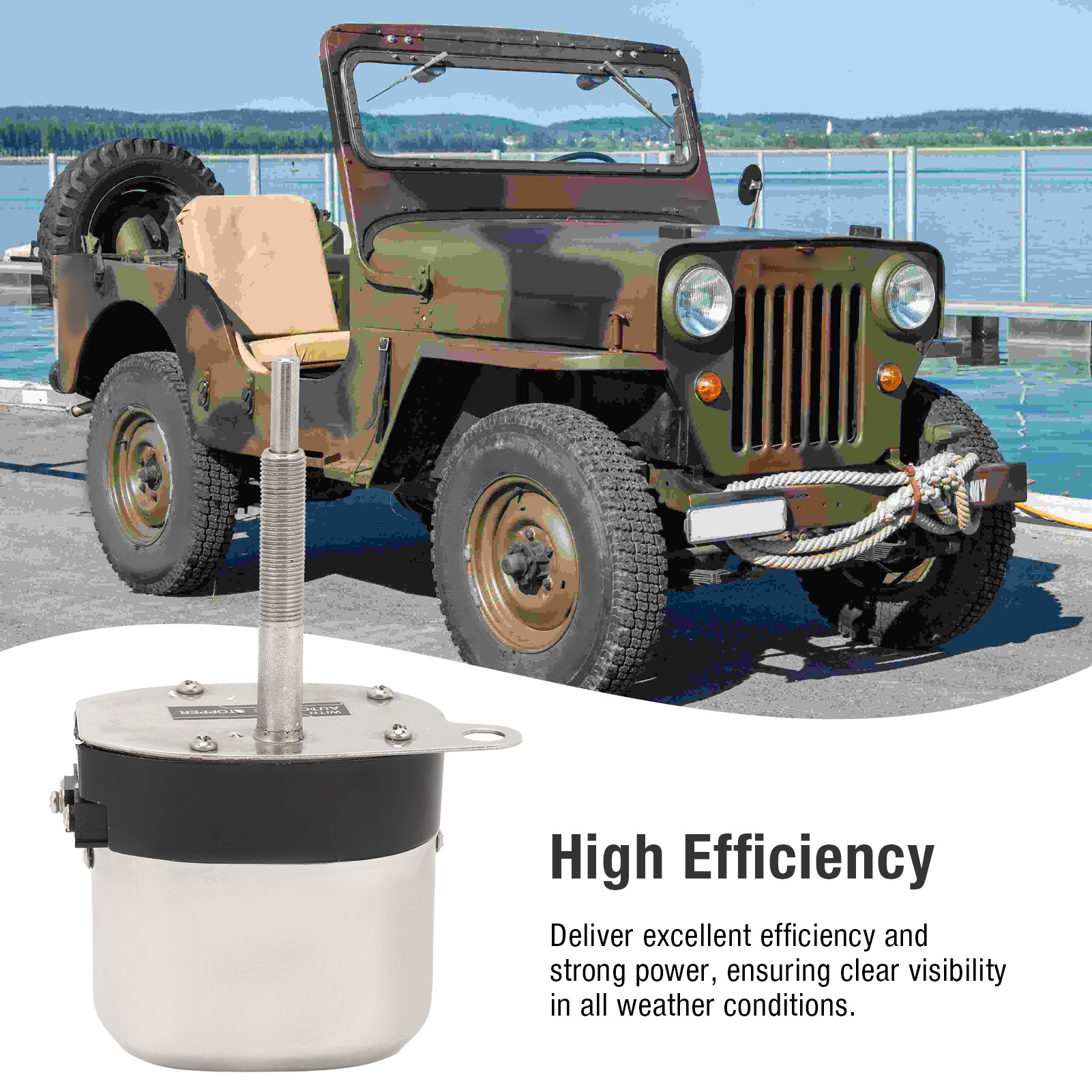 Electric Motor Windshield Wipe - огляд і ціна Fishing Boat Trolling Motor