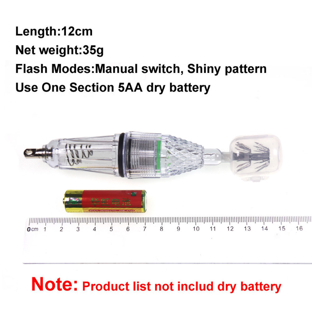 1pc 12cm 17cm 5AA Battery LED  - огляд і ціна Fishing Boat Navigation Light
