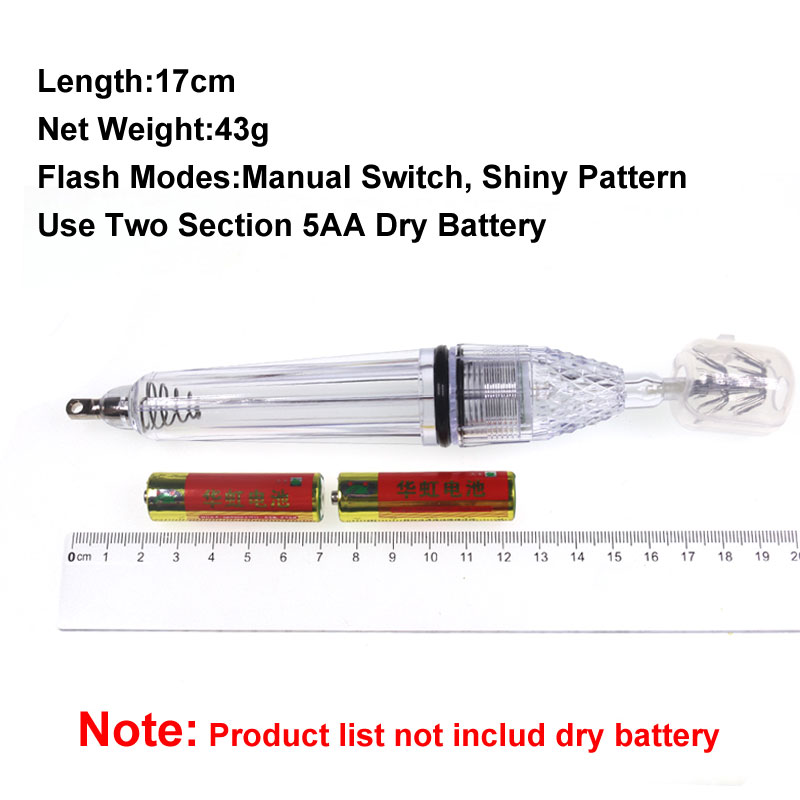 1pc 12cm 17cm 5AA Battery LED  - огляд і ціна Fishing Boat Navigation Light