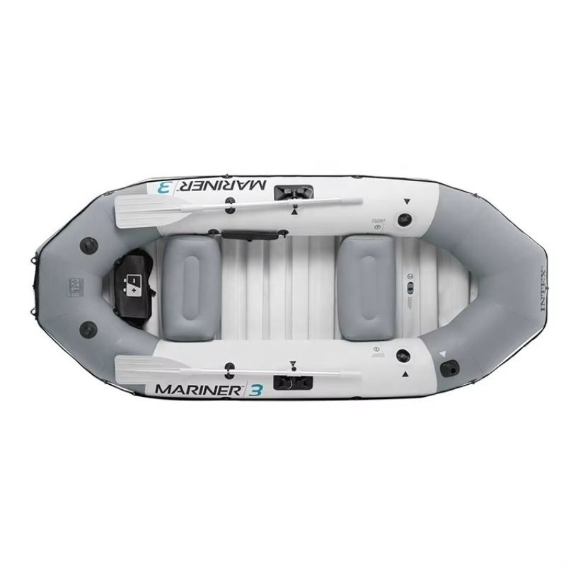 68373 BOAT SET Kayak Gonflable - огляд і ціна Fishing Boat Inflatable