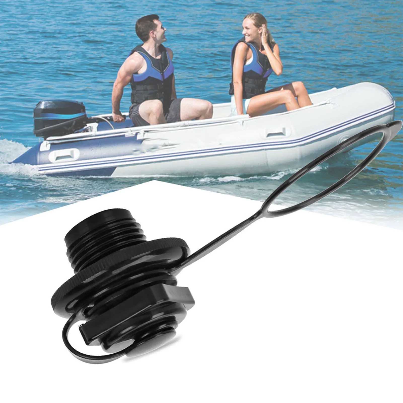 23.9mm Black Plastic Inflatabl - огляд і ціна Fishing Boat Trailer