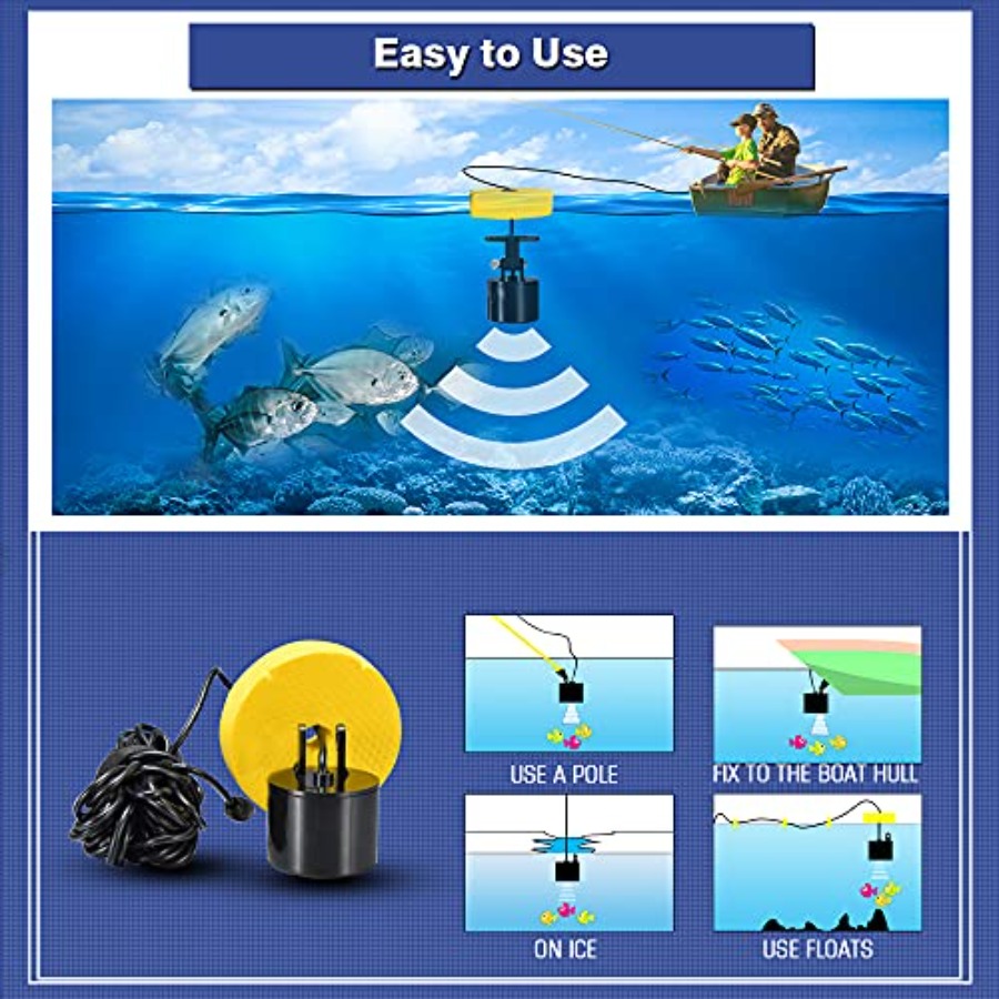 Kayak Portable Fish Depth Find - огляд і ціна Fishing Boat Depth Finder