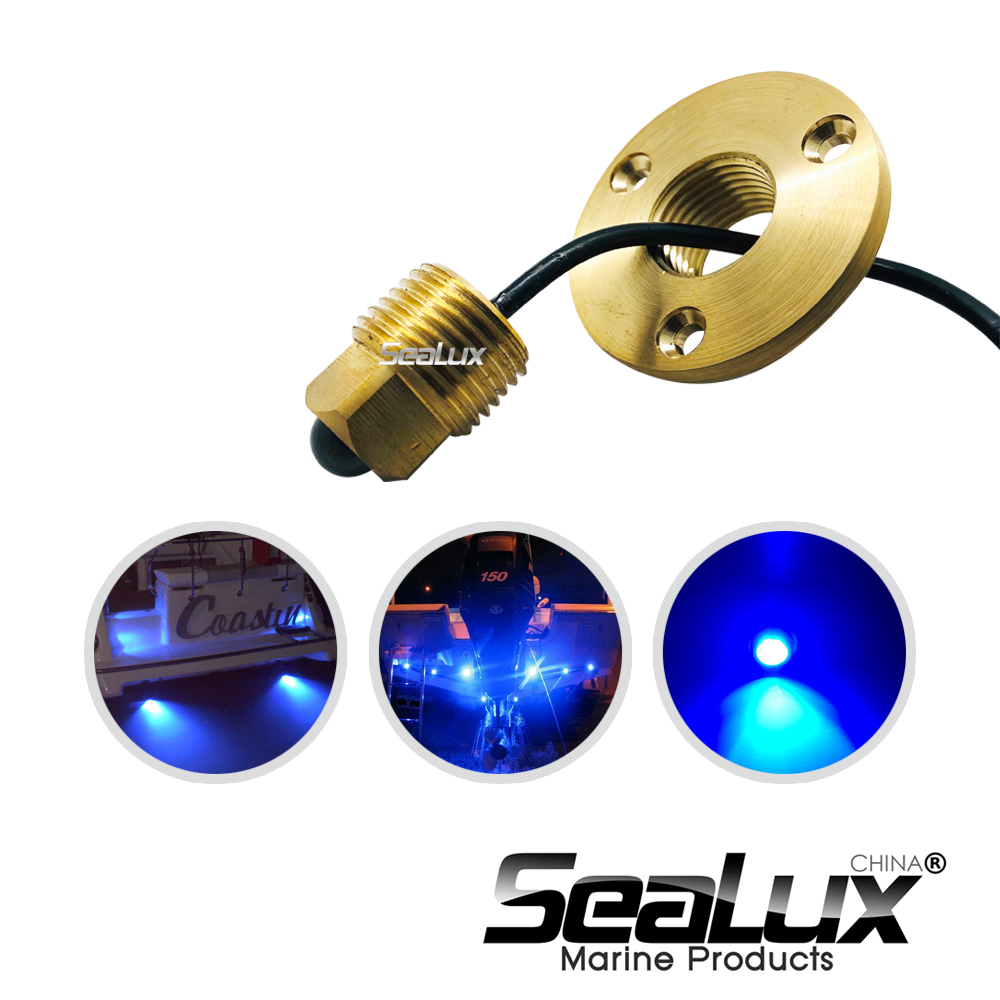 Sealux Brass drain plug LED li - огляд і ціна Fishing Boat Navigation Light