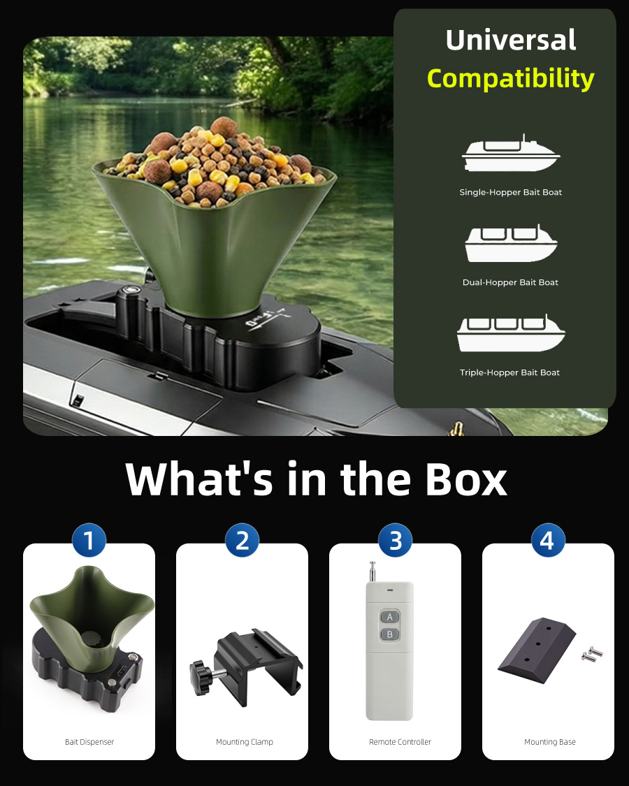 360° Rotating Bait Dispenser & - огляд і ціна Fishing Boat Anchor Winch