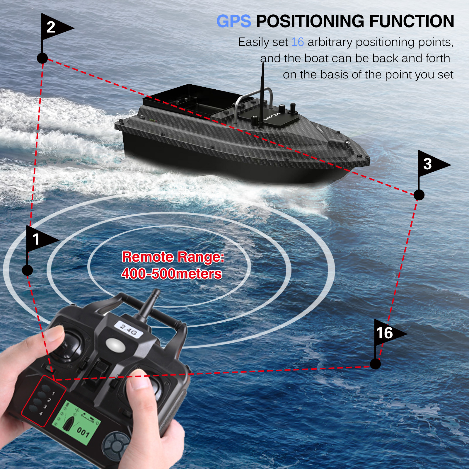 Fishing Bait Boat GPS Fishing  - огляд і ціна Fishing Boat Gps