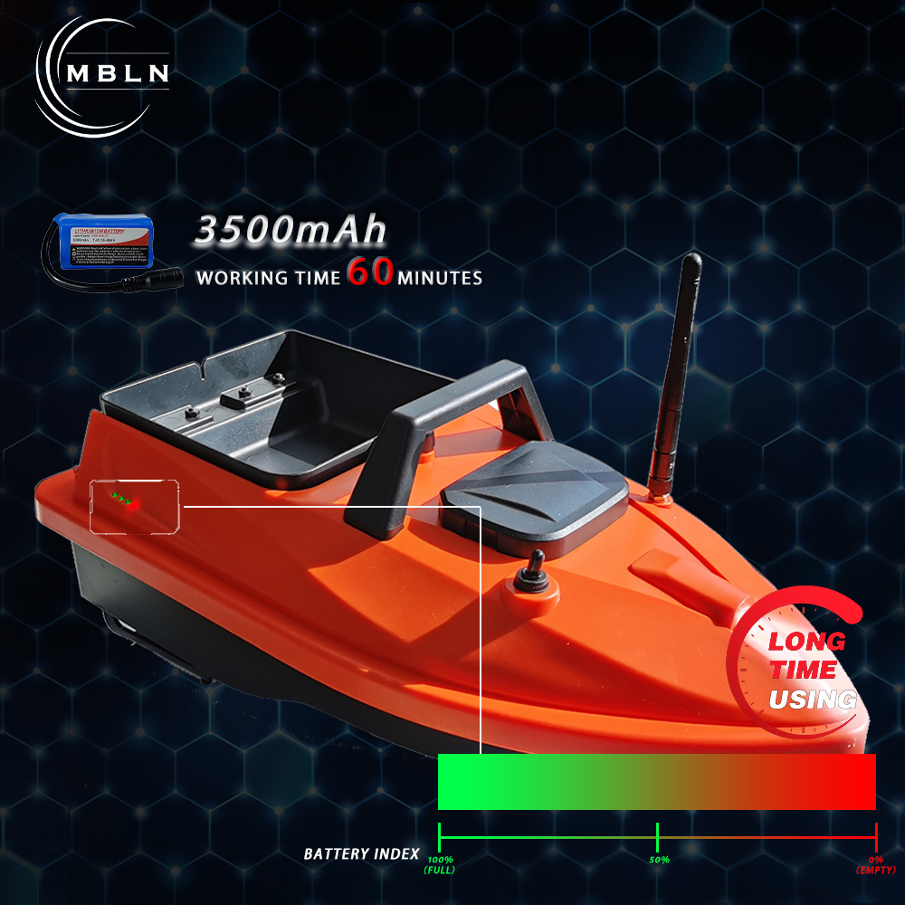 MBLN Mini GPS Bait Boat – 24 W - огляд і ціна Fishing Boat Gps