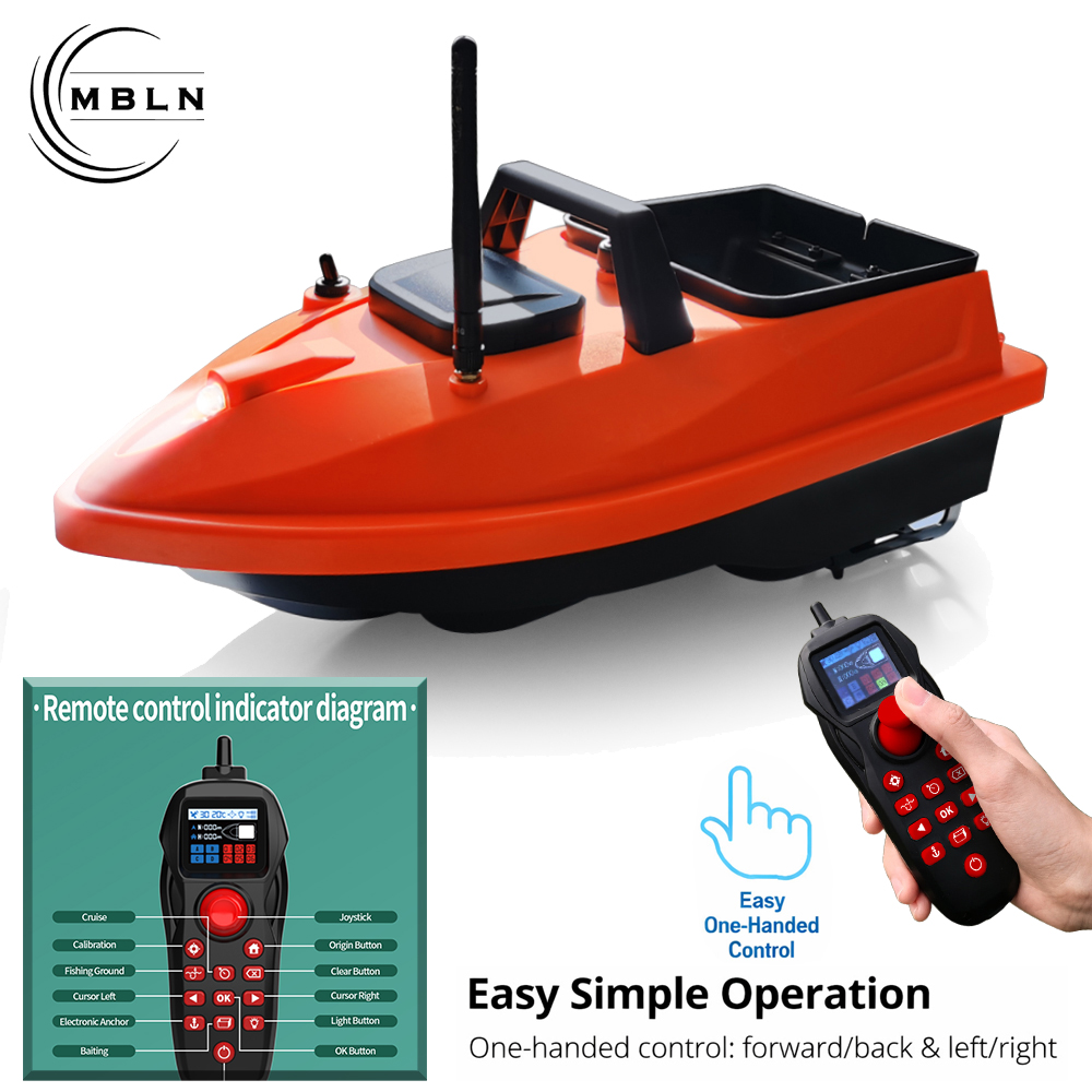 MBLN Mini GPS Bait Boat – 24 W - огляд і ціна Fishing Boat Gps
