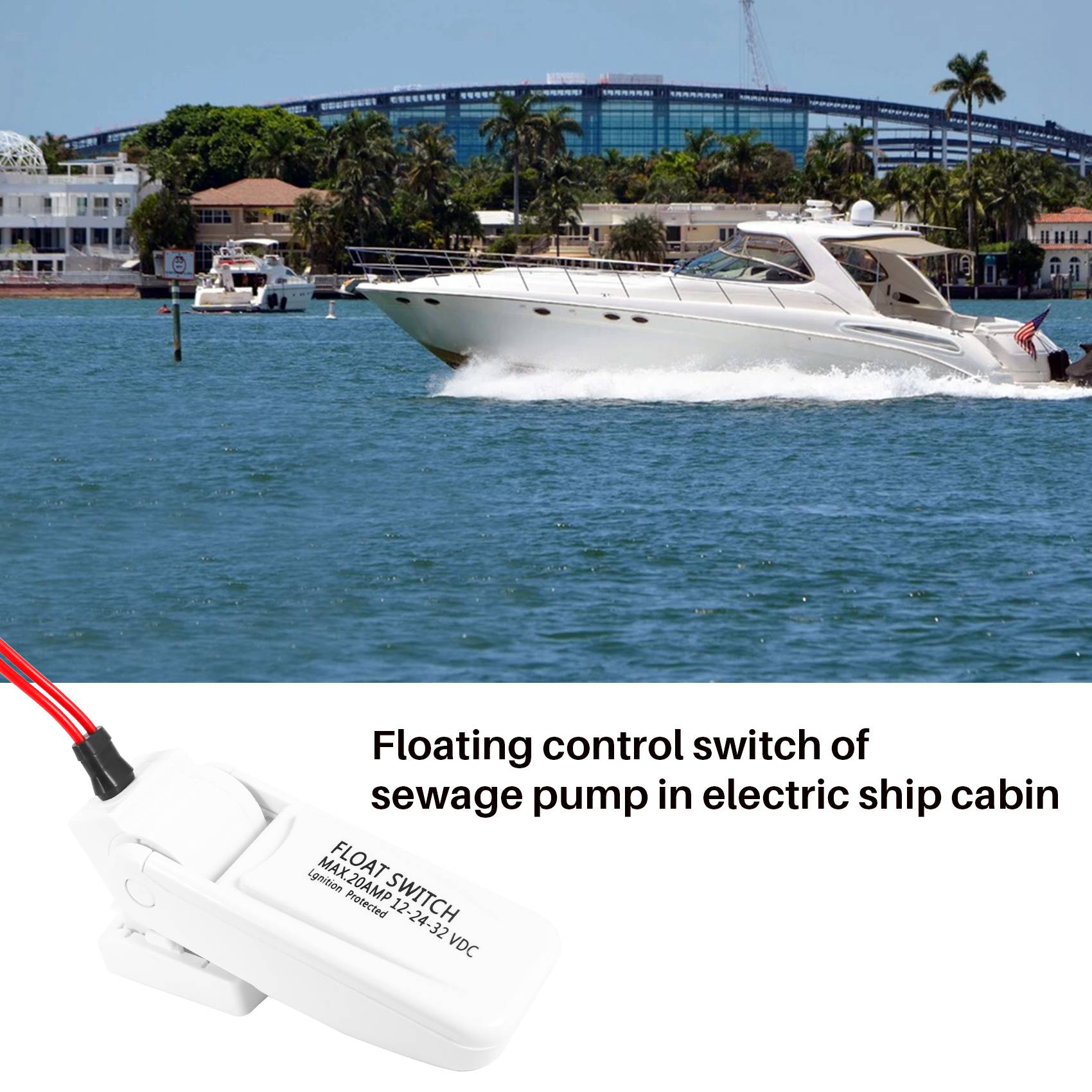 AASS-Bilge Pump Float Switch A - огляд і ціна Fishing Boat Bilge Pump