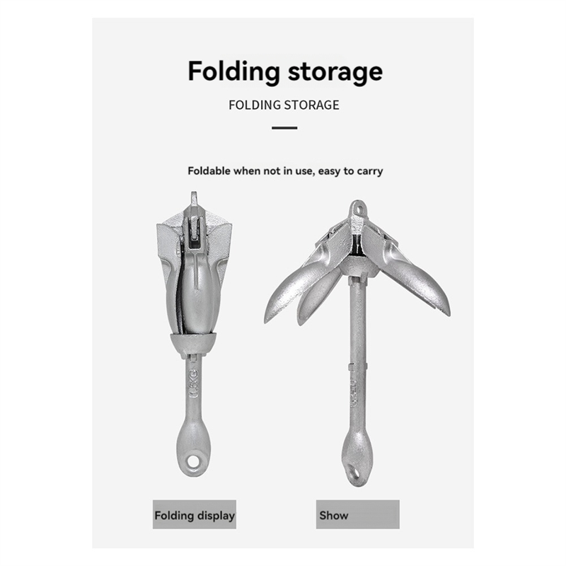 AB56-0.7KG Steel Folding Water - огляд і ціна Fishing Boat Anchor