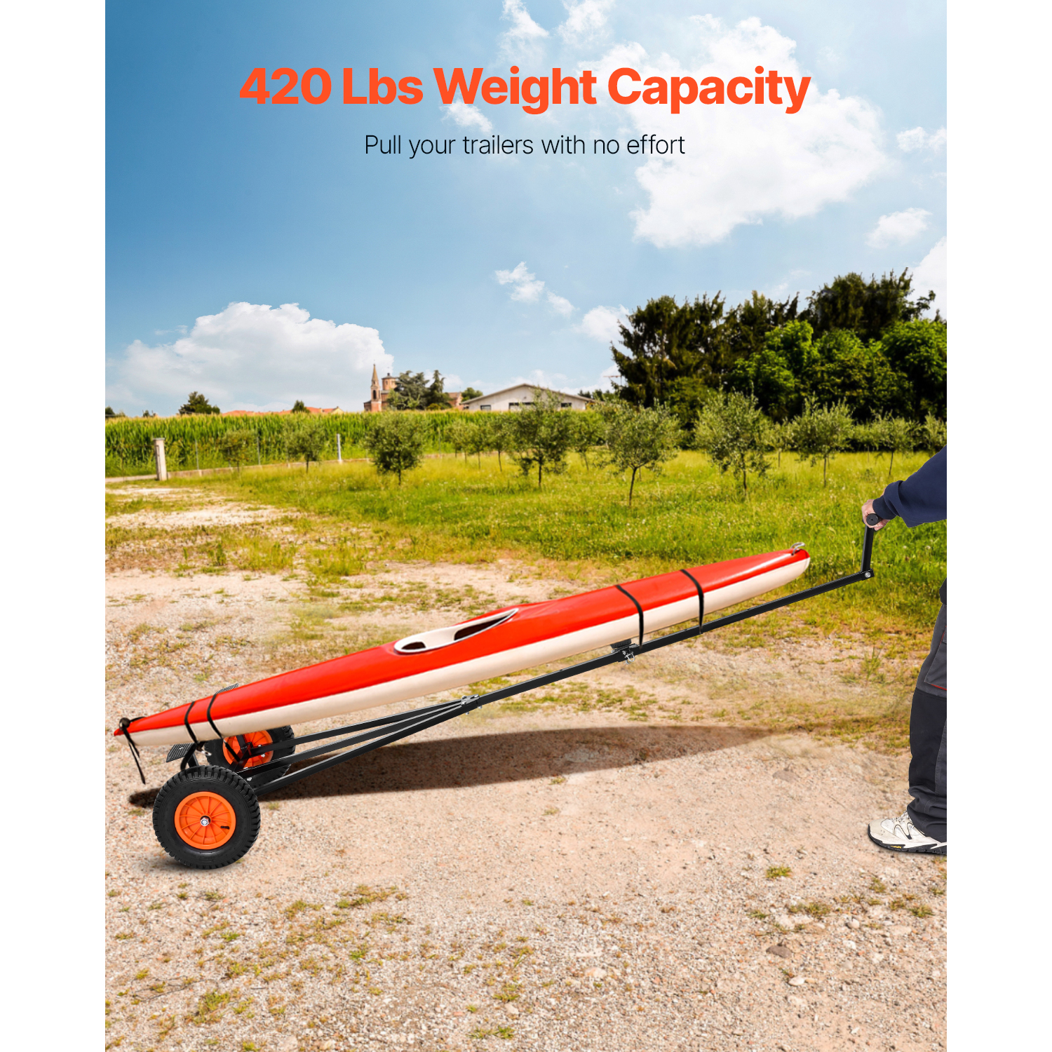 SucceBuy 420lbs Boat Trailer D - огляд і ціна Fishing Boat Trailer