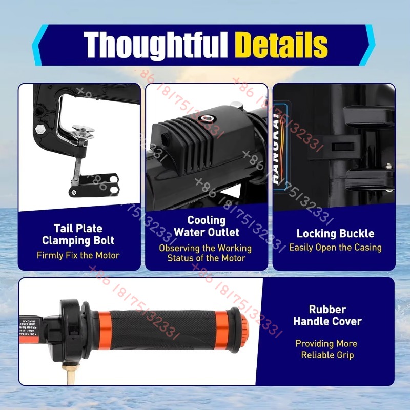 HANGKAI Outboard Motor, 3.6  2 - огляд і ціна Fishing Boat Outboard Motor
