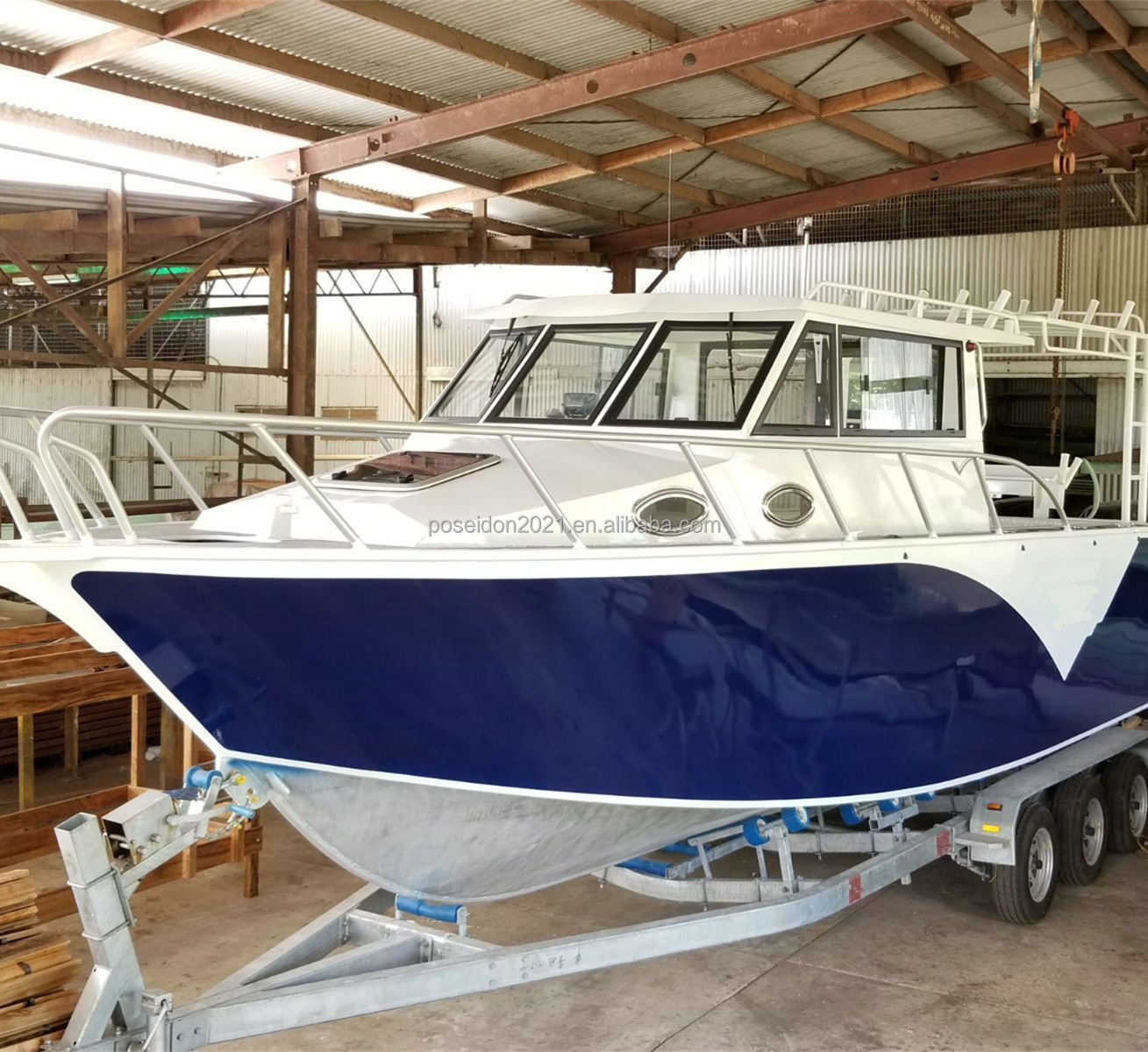 Family Use V Hull 9m 30ft Luxu - огляд і ціна Fishing Boat Outboard Motor