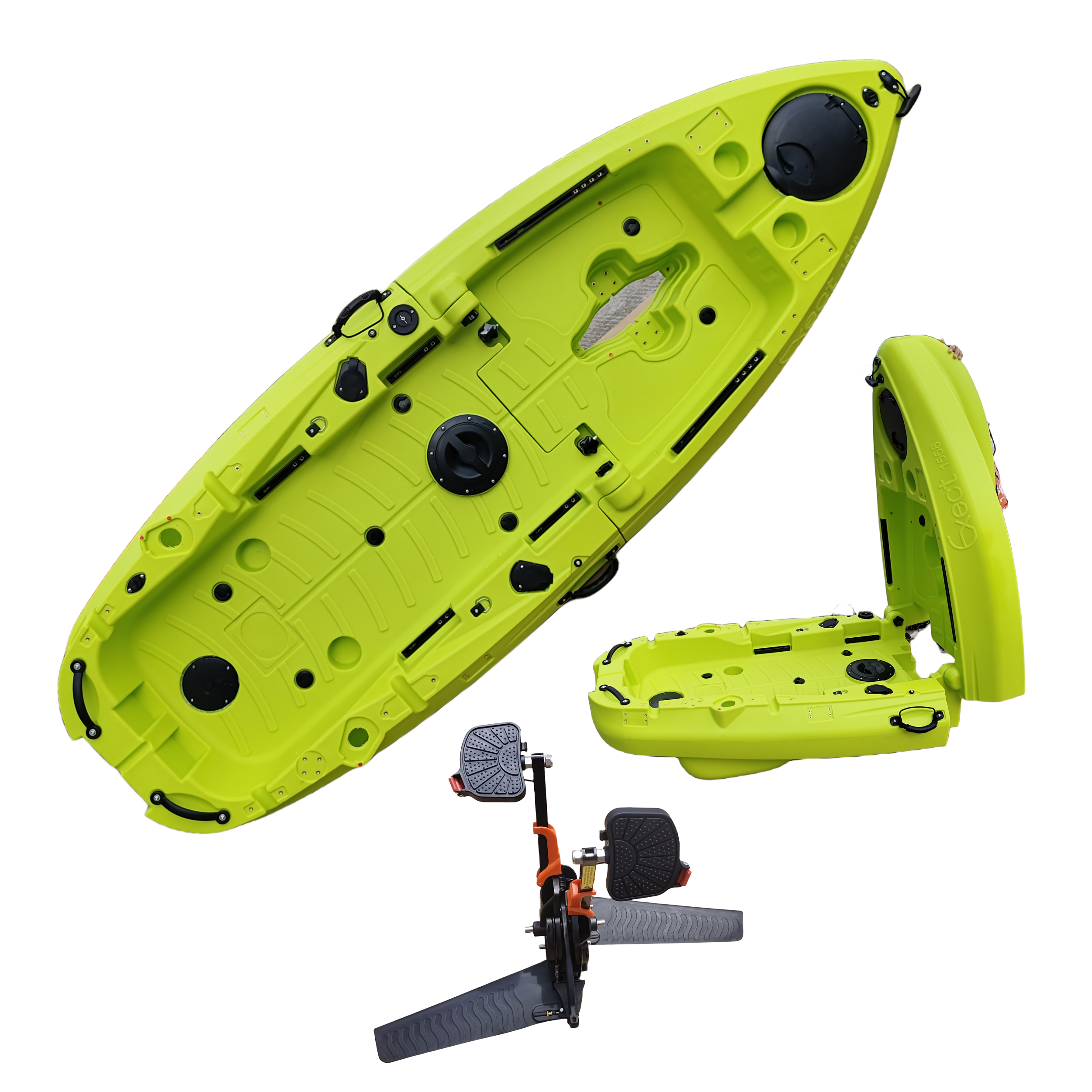 Plastic Kayak Pedal Kayak Fish - огляд і ціна Fishing Boat Seat