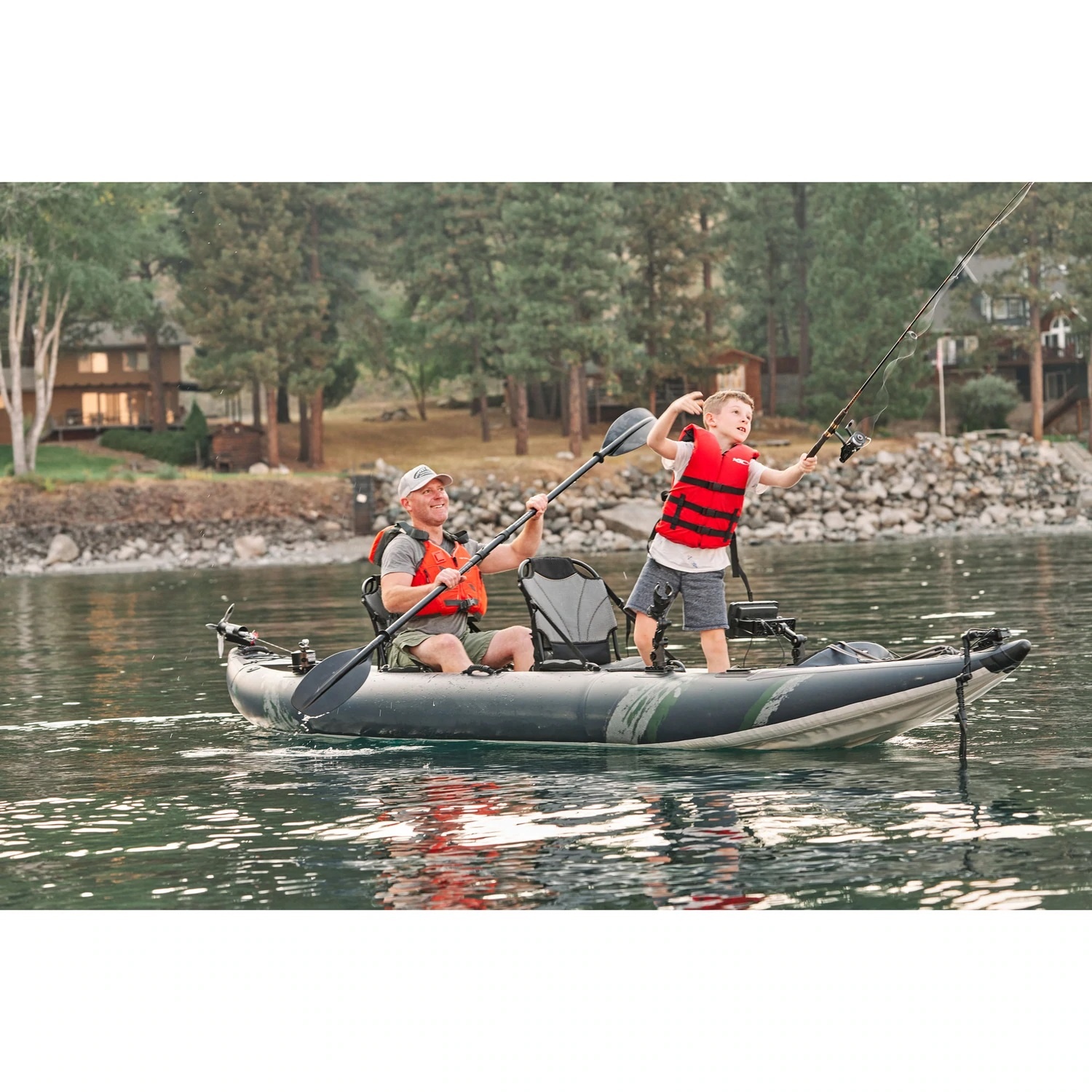 Airo Inflatable Fishing Kayak  - огляд і ціна Fishing Boat Seat