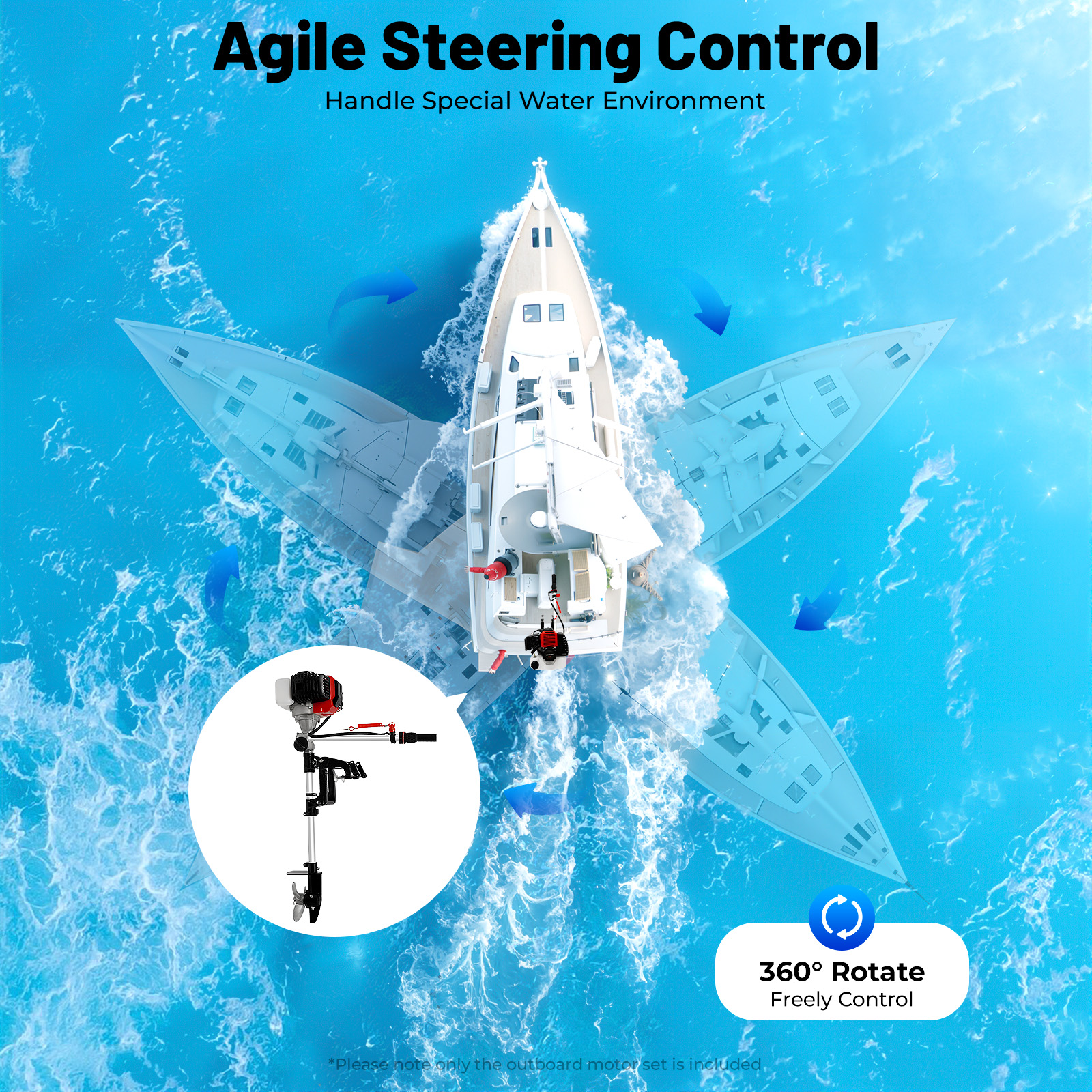 Shunyu 2.3Horsepower Two-strok - огляд і ціна Fishing Boat Outboard Motor