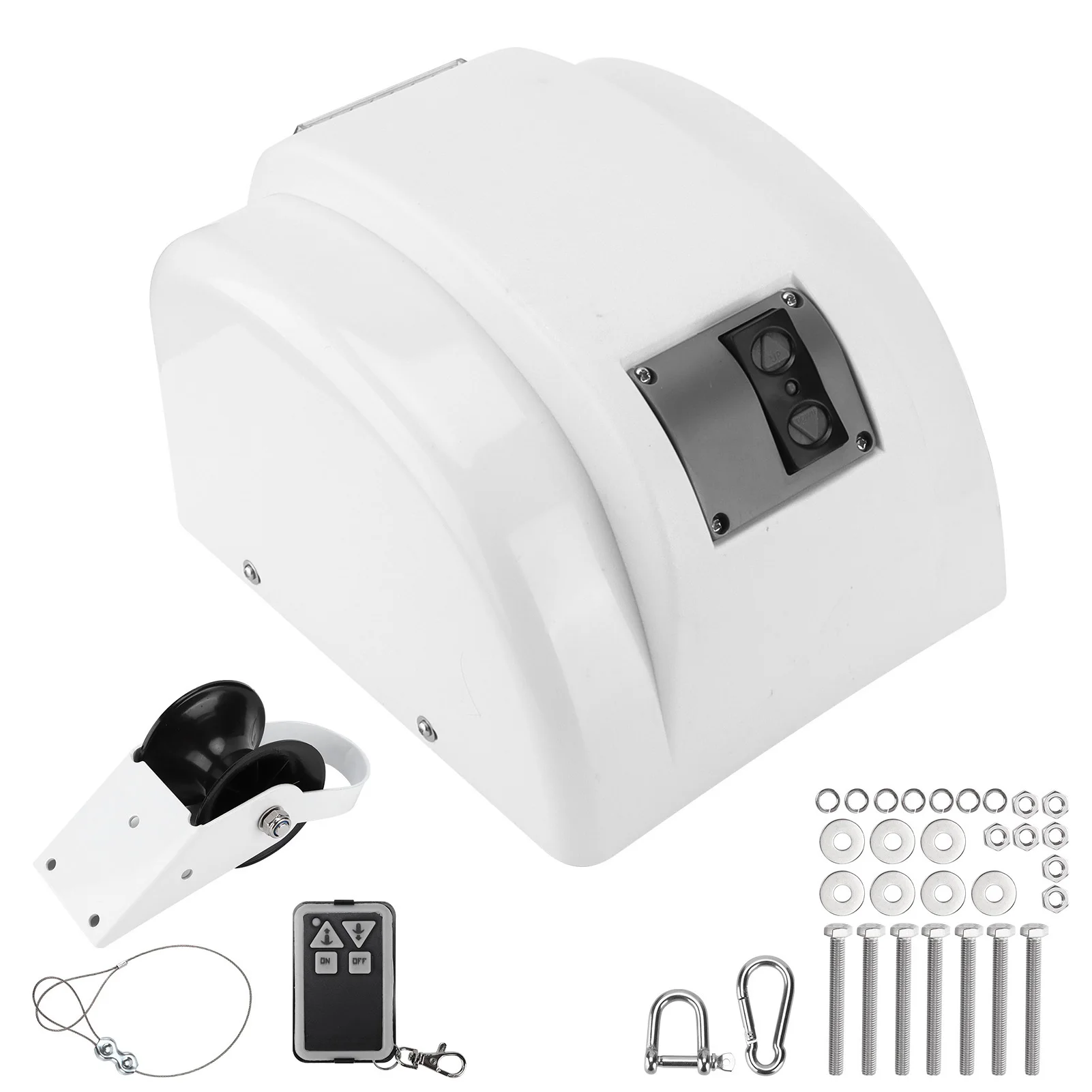 30LBS 12V Electric Winch Marin - огляд і ціна Fishing Boat Anchor Winch