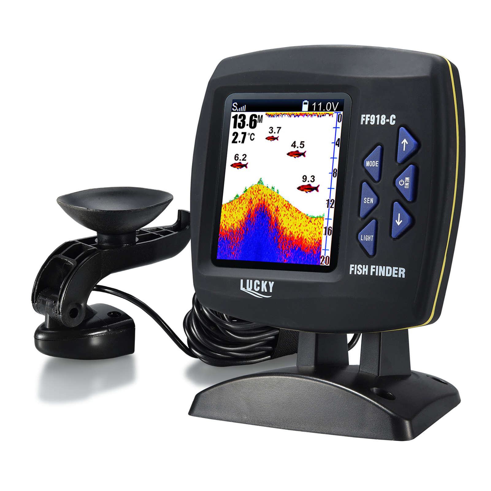Portable Fish Finder Wireless  - огляд і ціна Fishing Boat Depth Finder
