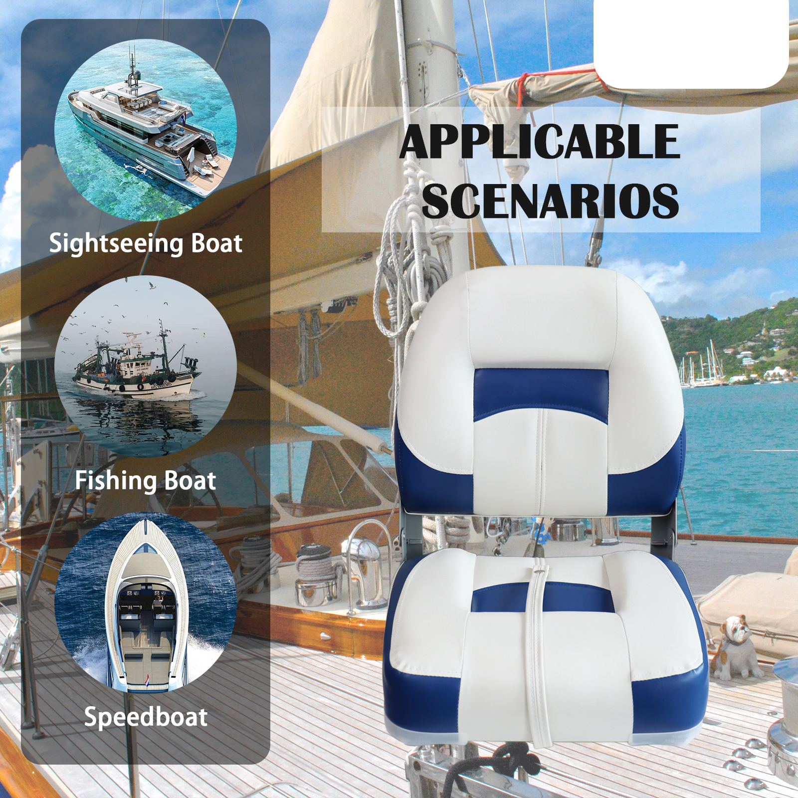 Folding Bass Boat Seats Classi - огляд і ціна Fishing Boat Seat
