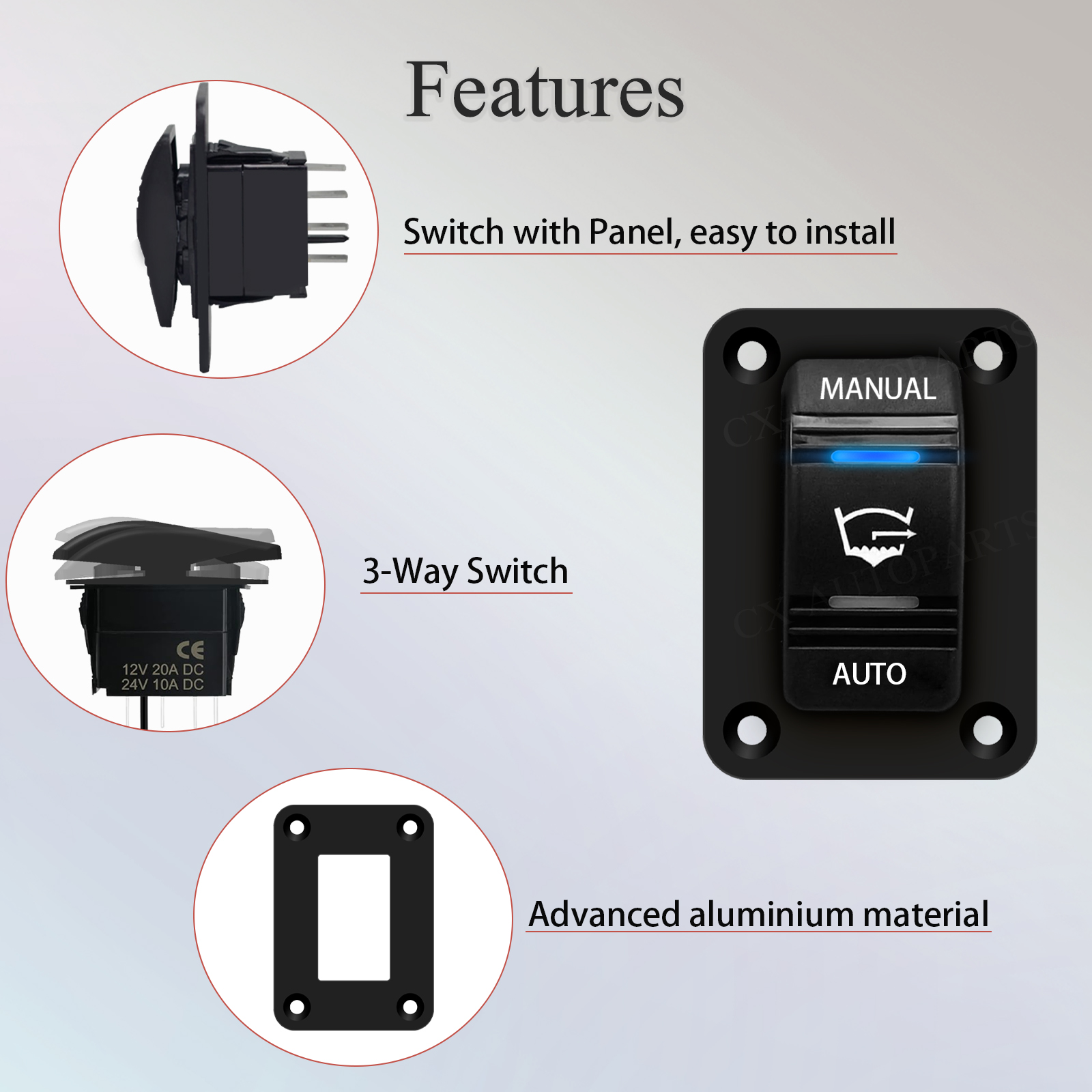 3 Way Bilge Pump Rocker Switch - огляд і ціна Fishing Boat Bilge Pump