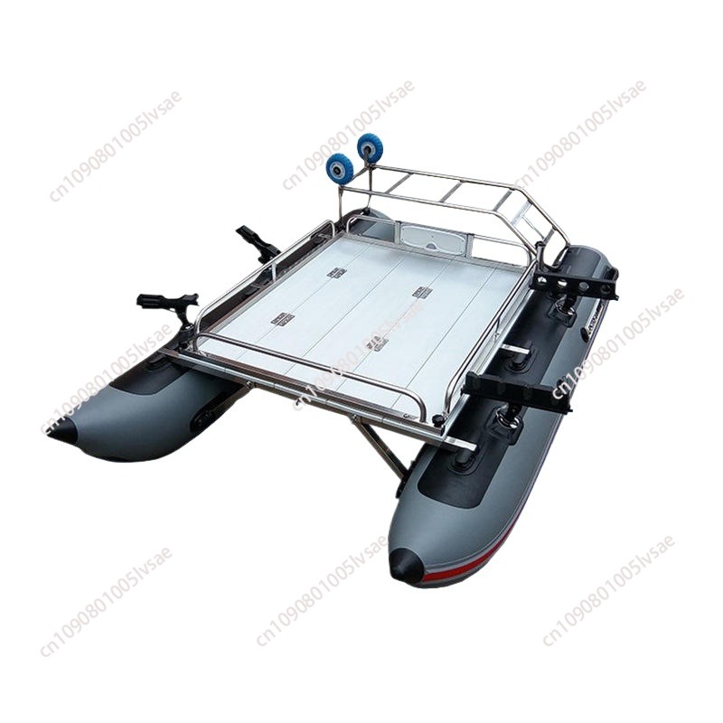 Aluminium Deck PVC Pontoon 1/2 - огляд і ціна Fishing Boat Inflatable