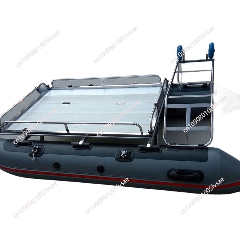 Aluminium Deck PVC Pontoon 1/2 - огляд і ціна Fishing Boat Inflatable