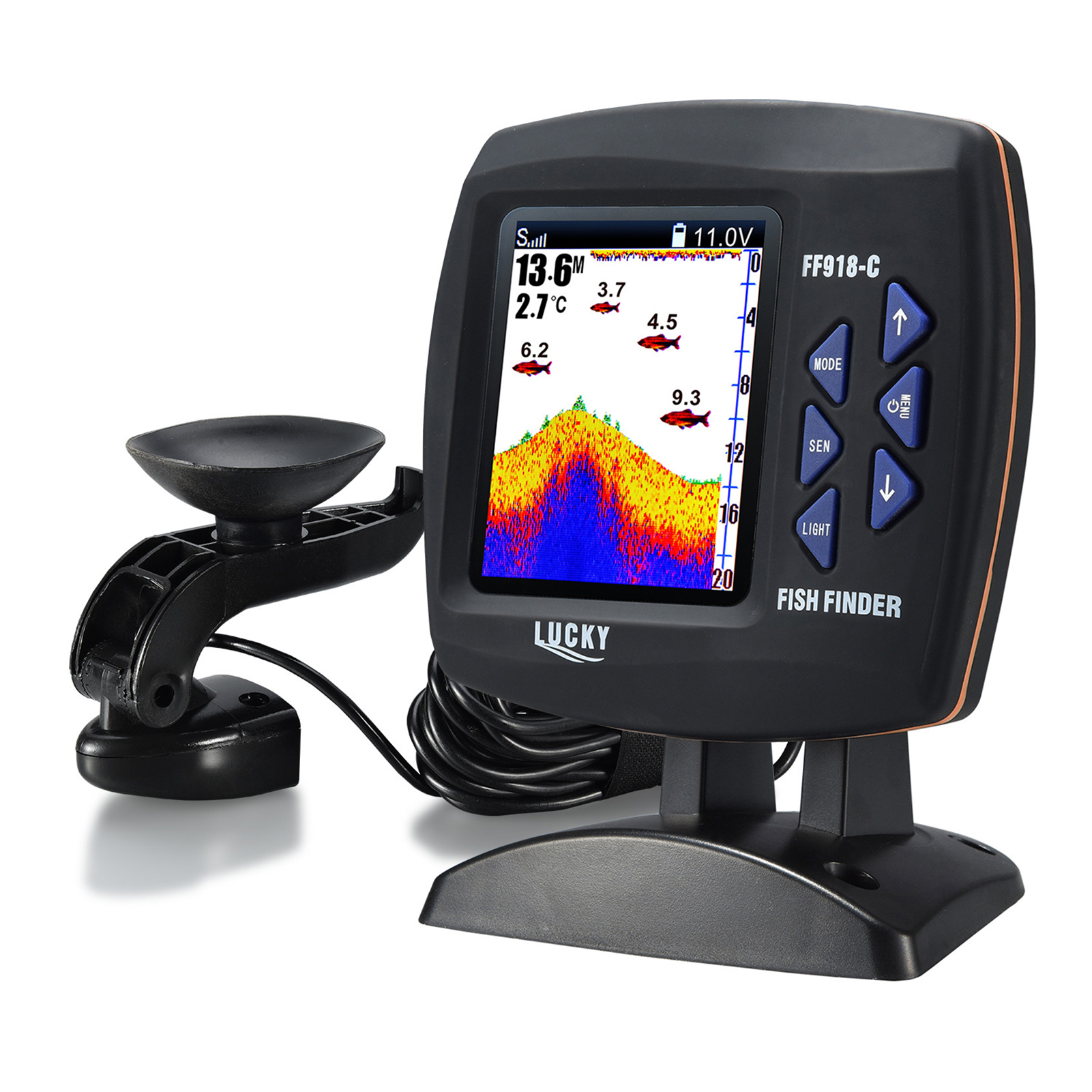 Fish Finder Wireless Sonar Sen - огляд і ціна Fishing Boat Depth Finder