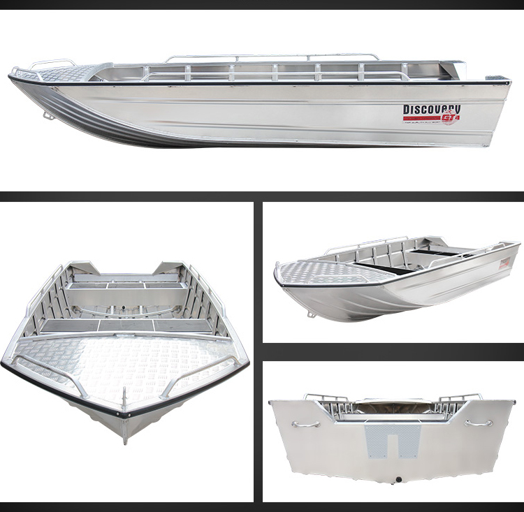 New 16 ft Deep V Hull Welded A - огляд і ціна Fishing Boat Aluminum