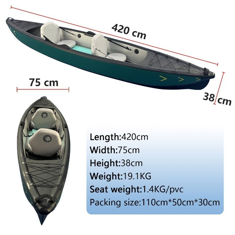 New Design 4.2m Portable Infla - огляд і ціна Fishing Boat Inflatable