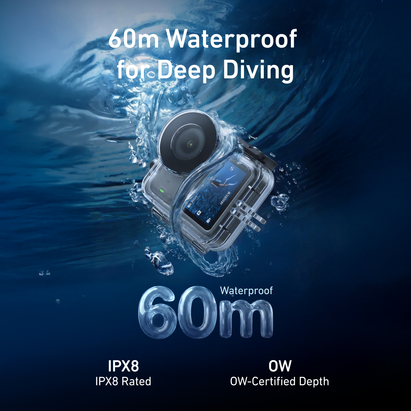 TELESIN 60M Diving Waterproof  - огляд і ціна Fishing Boat Cover
