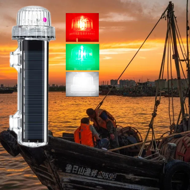 [No flash] Solar boat signal l - огляд і ціна Fishing Boat Navigation Light