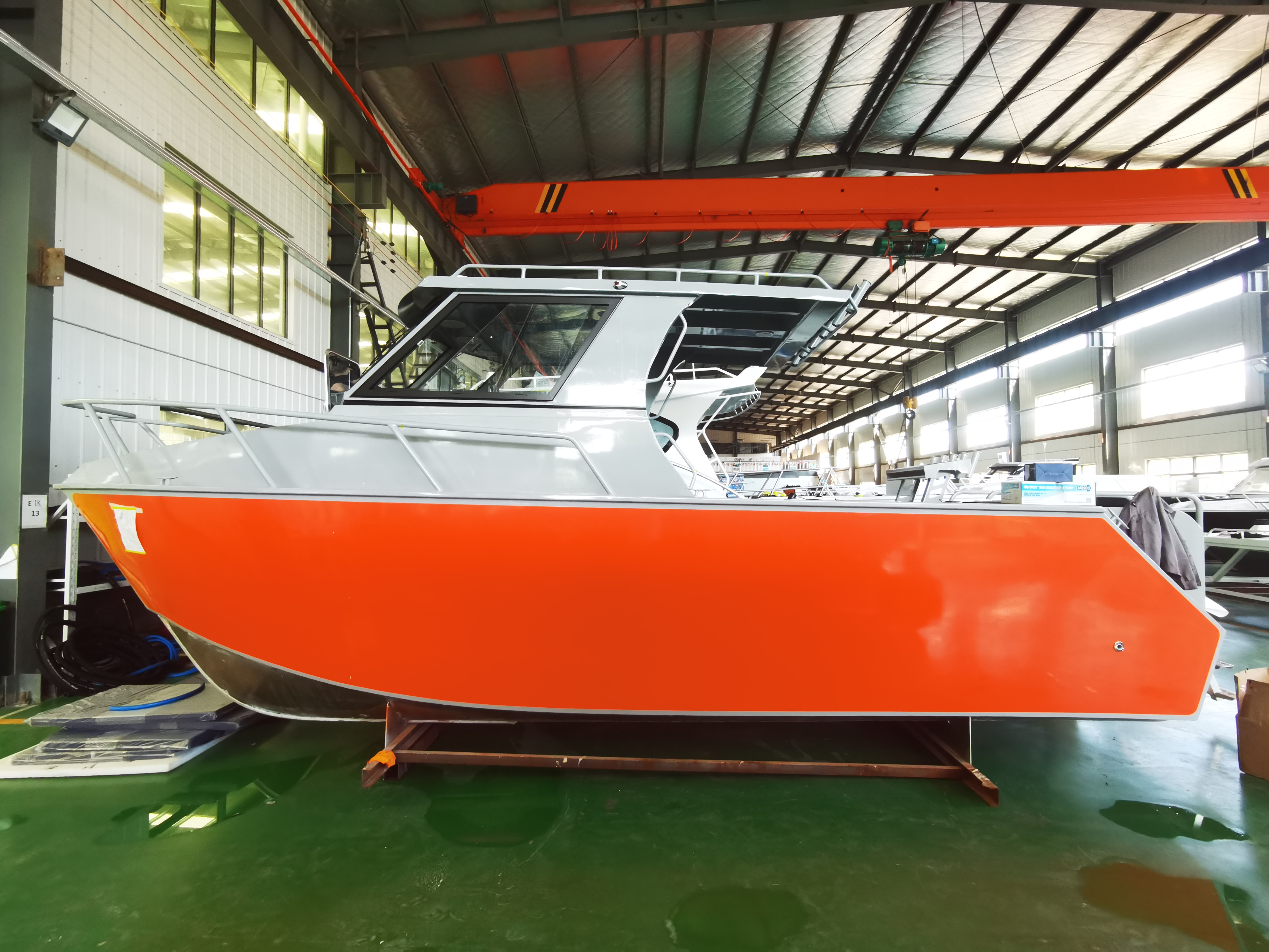 New 7.3M 24FT Aluminum Welded  - огляд і ціна Fishing Boat Aluminum
