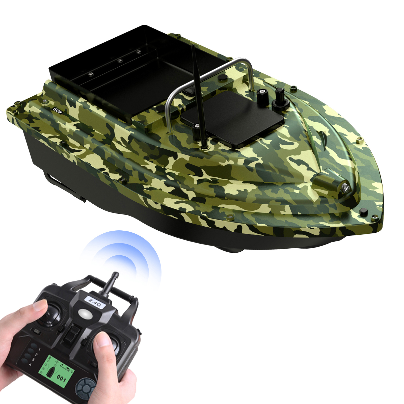 D16E GPS Fishing Bait Boat wit - огляд і ціна Fishing Boat Gps