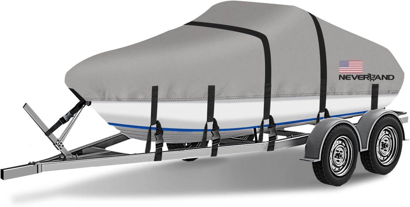 Waterproof Boat Cover 17-19ft  - огляд і ціна Fishing Boat Cover