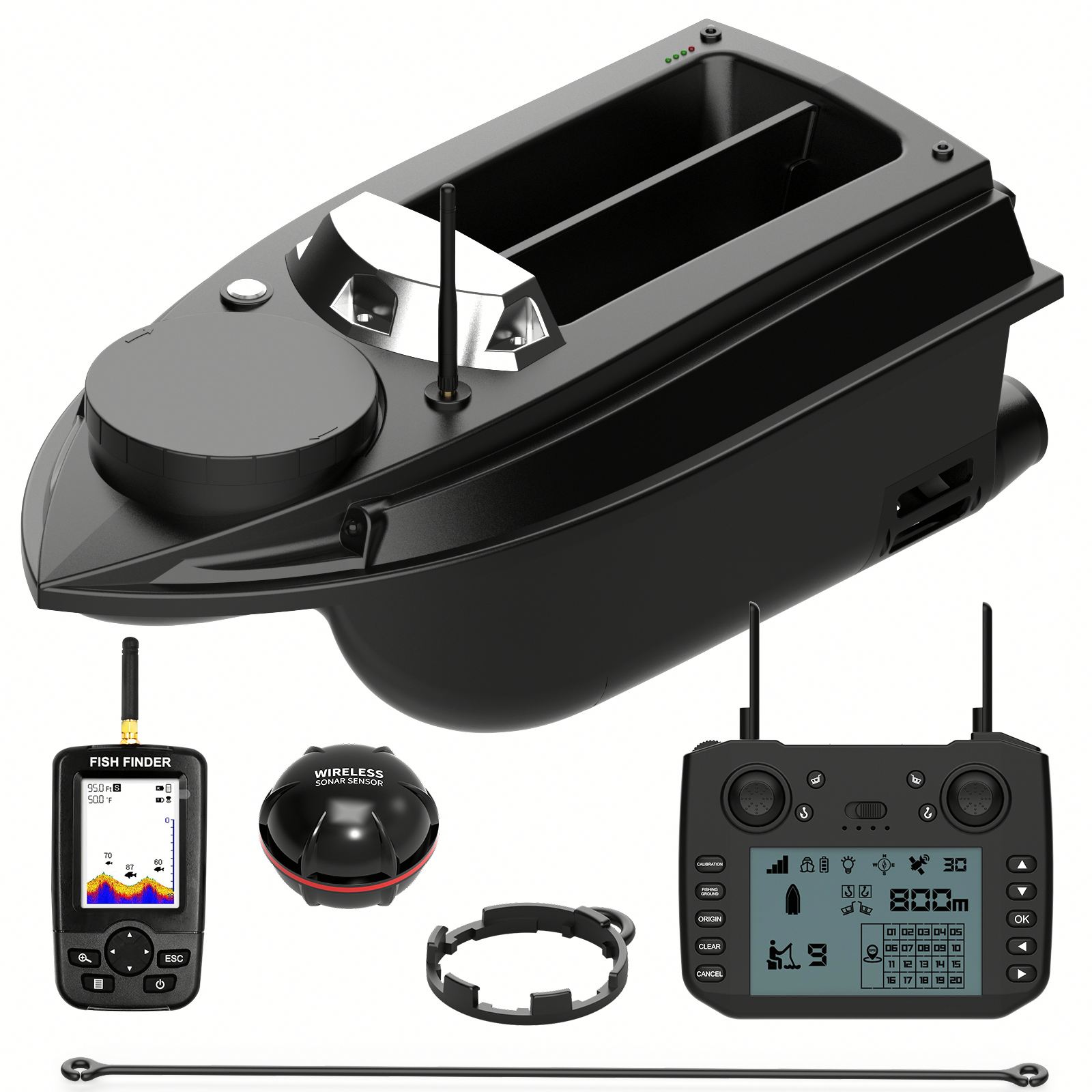 2024 Flytec New V030 RC Fishin - огляд і ціна Fishing Boat Gps