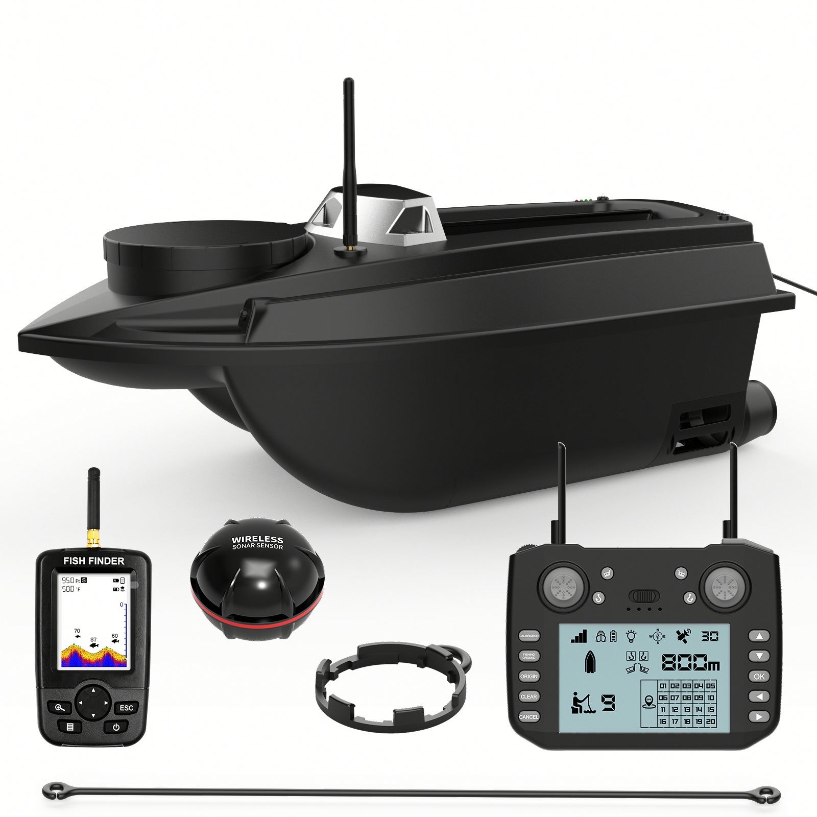 2024 Flytec New V030 RC Fishin - огляд і ціна Fishing Boat Gps