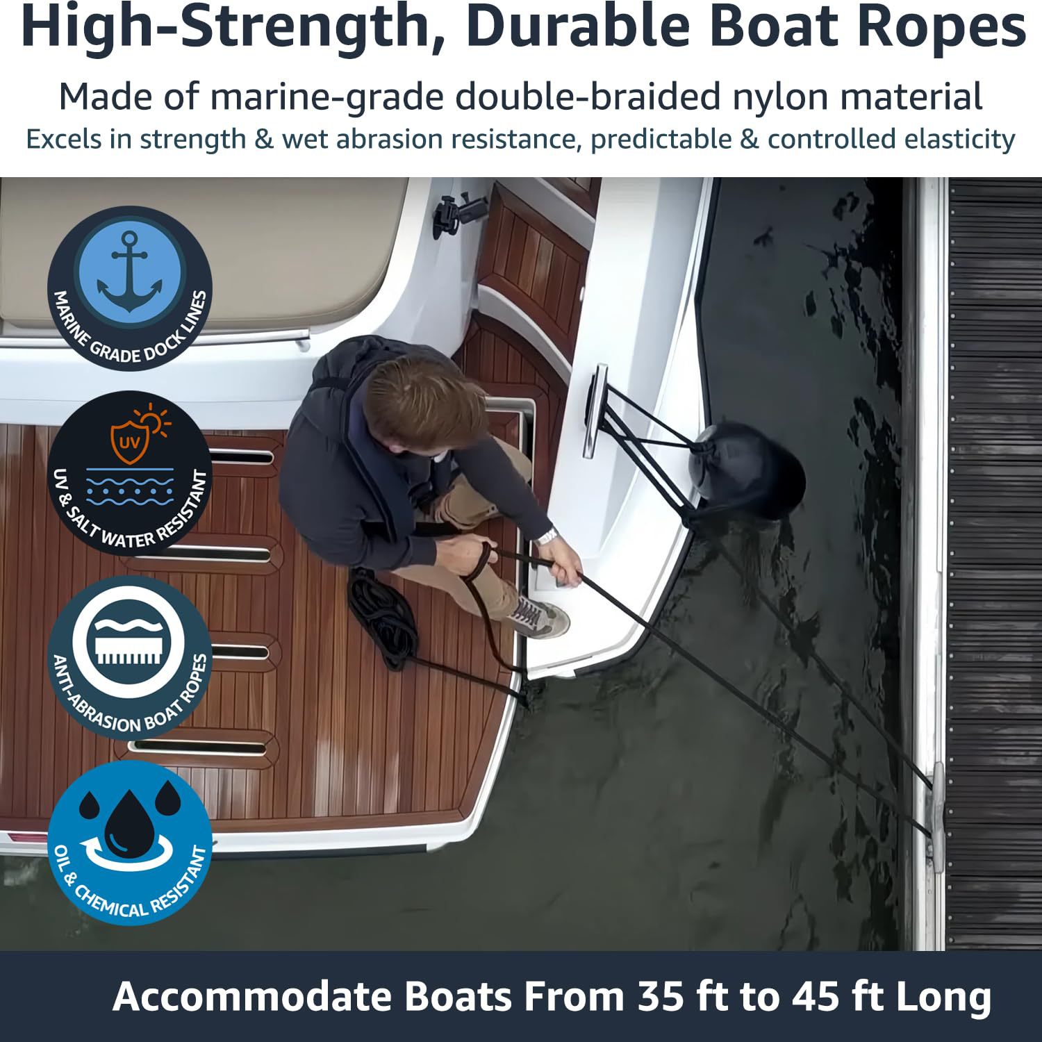Marine Dock Rope Nylon Docking - огляд і ціна Fishing Boat Anchor