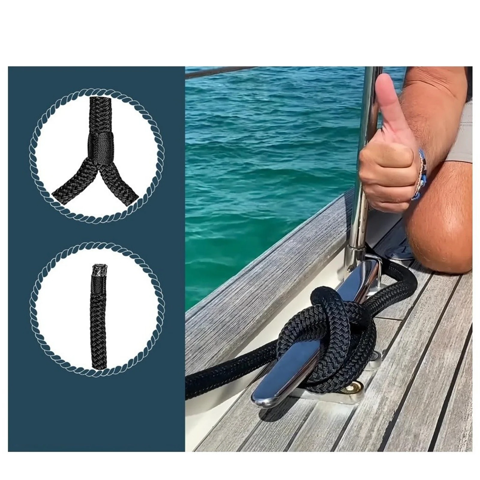 Marine Dock Rope Nylon Docking - огляд і ціна Fishing Boat Anchor