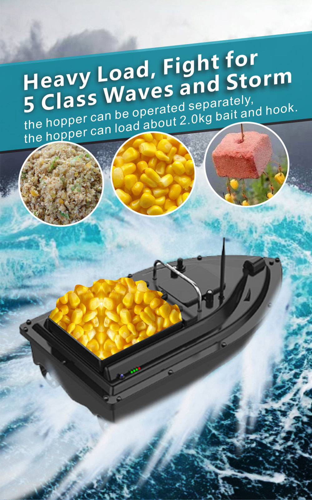 Bait Boat With GPS Positioning - огляд і ціна Fishing Boat Gps