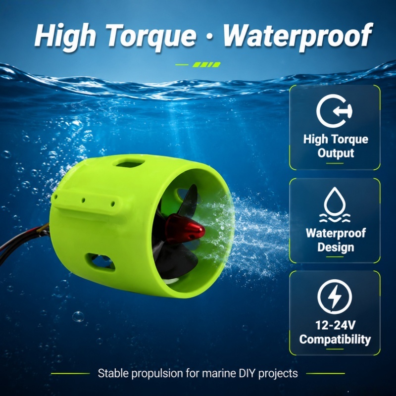12-24V 20A Brushless Underwate - огляд і ціна Fishing Boat Trolling Motor