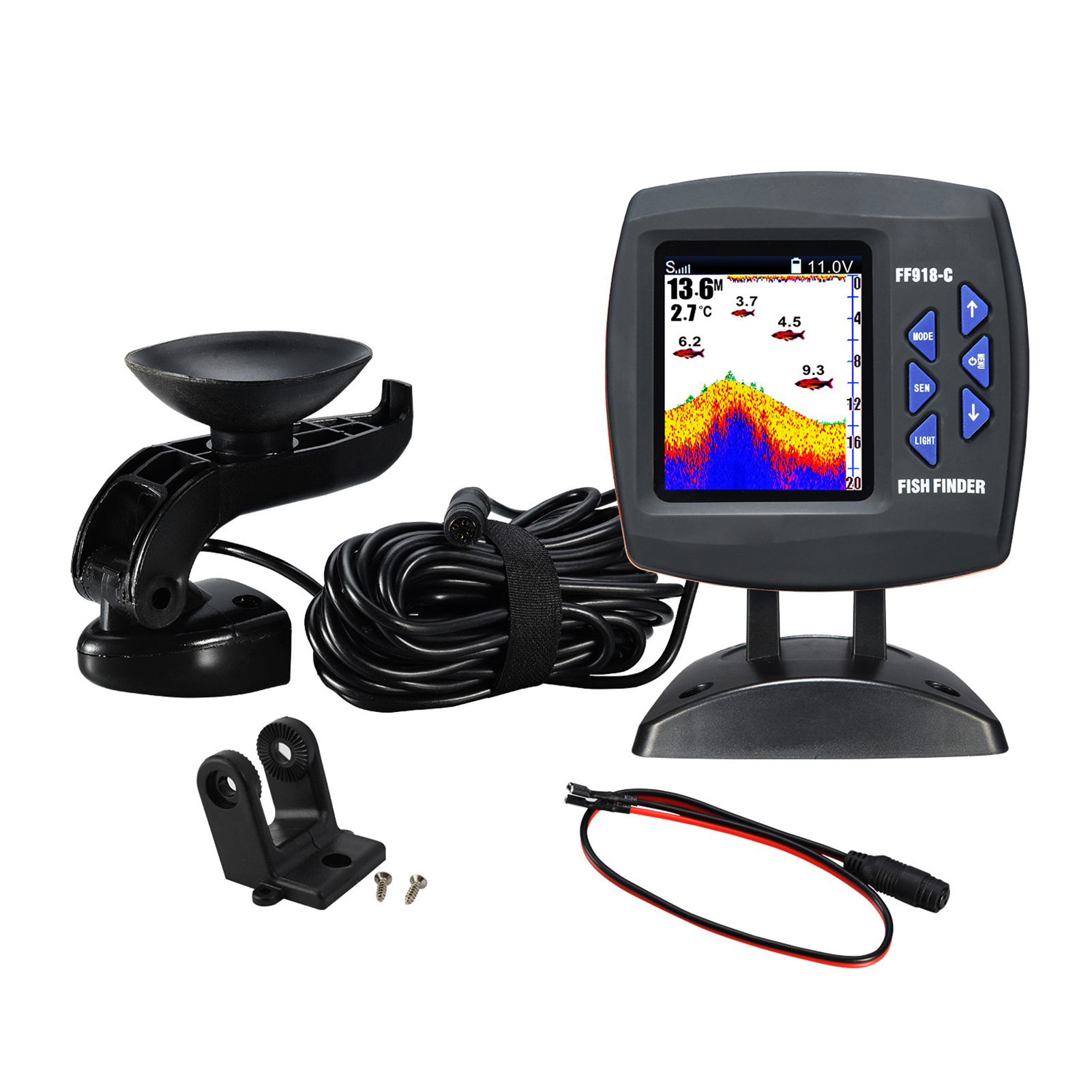 Portable Fish Finder Wireless  - огляд і ціна Fishing Boat Depth Finder