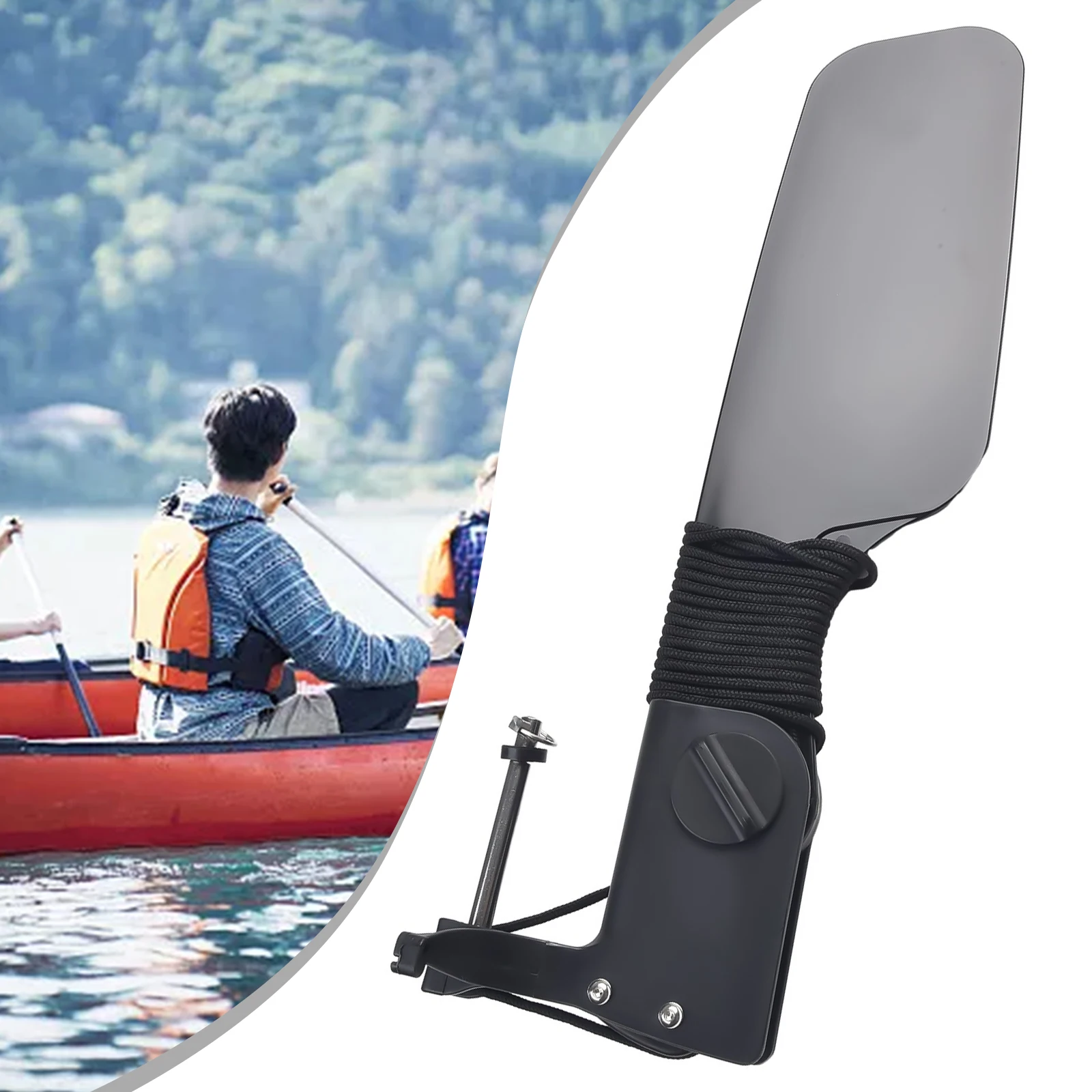 For Kayak Big Tail Rudder with - огляд і ціна Fishing Boat Steering Wheel