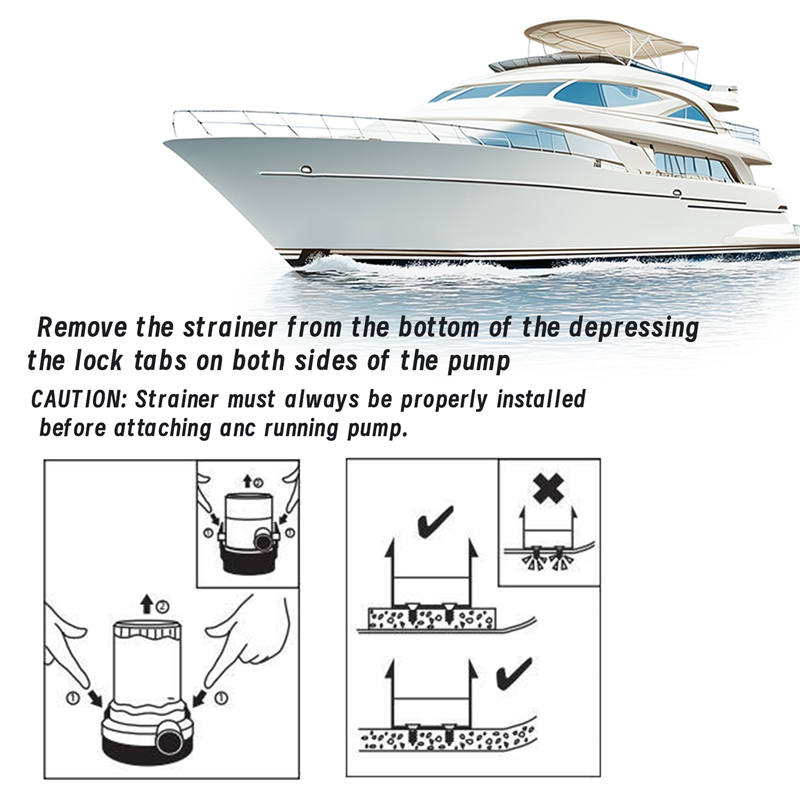 2000GPH Marine Water Bilge Pum - огляд і ціна Fishing Boat Bilge Pump