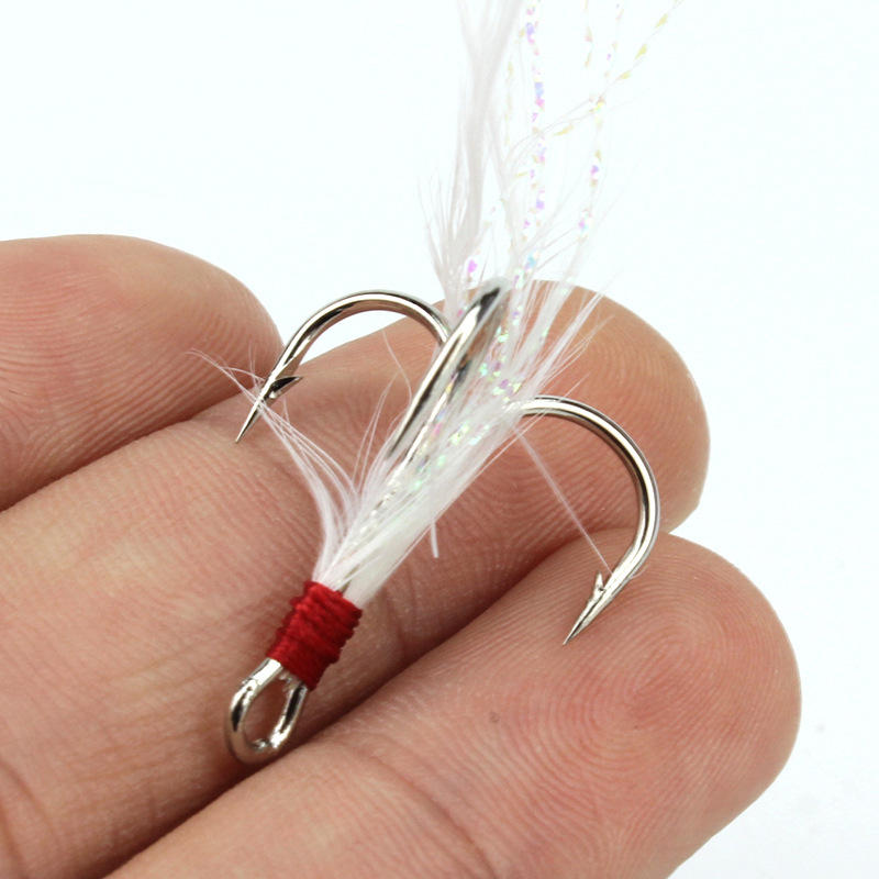 5pcs 4#6#Tied hair three ancho - огляд і ціна Fishing Boat Anchor
