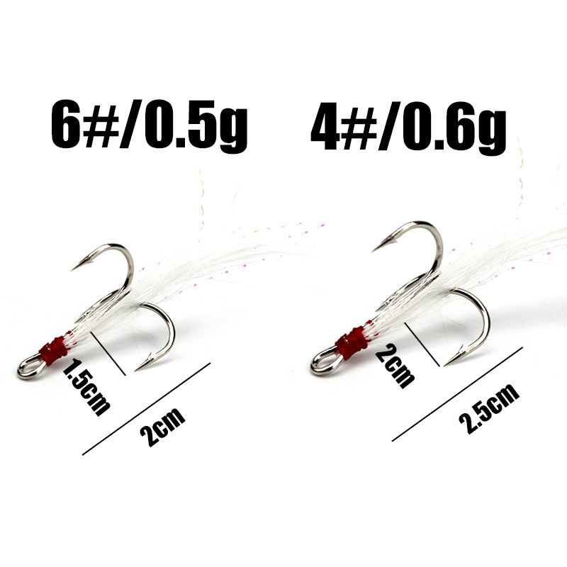 5pcs 4#6#Tied hair three ancho - огляд і ціна Fishing Boat Anchor