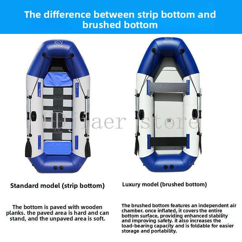 Inflatable Boat with Hard Bott - огляд і ціна Fishing Boat Trailer