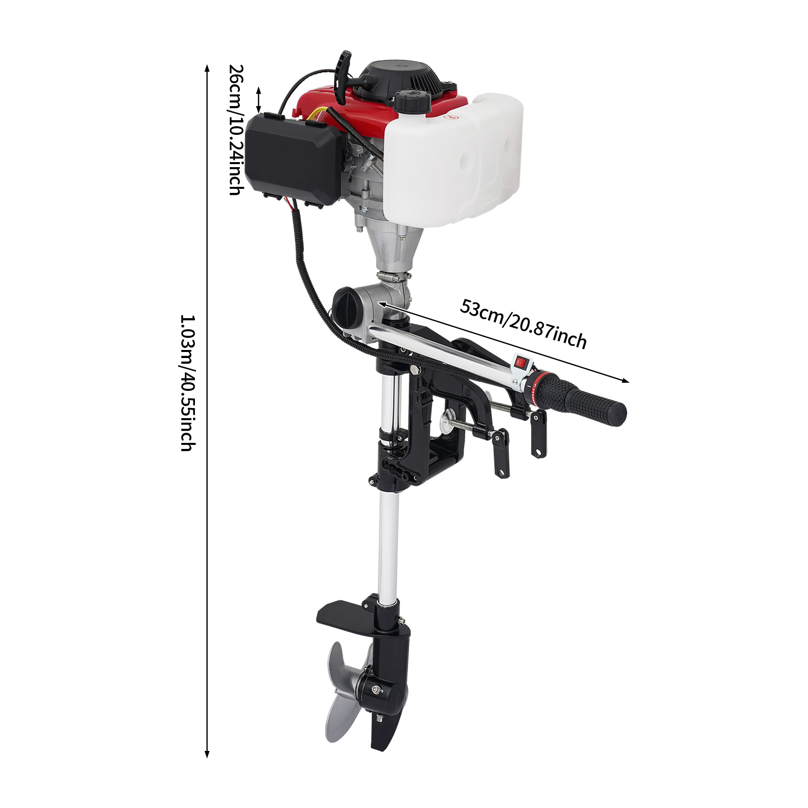Air Cooled Gasoline Outboard M - огляд і ціна Fishing Boat Outboard Motor